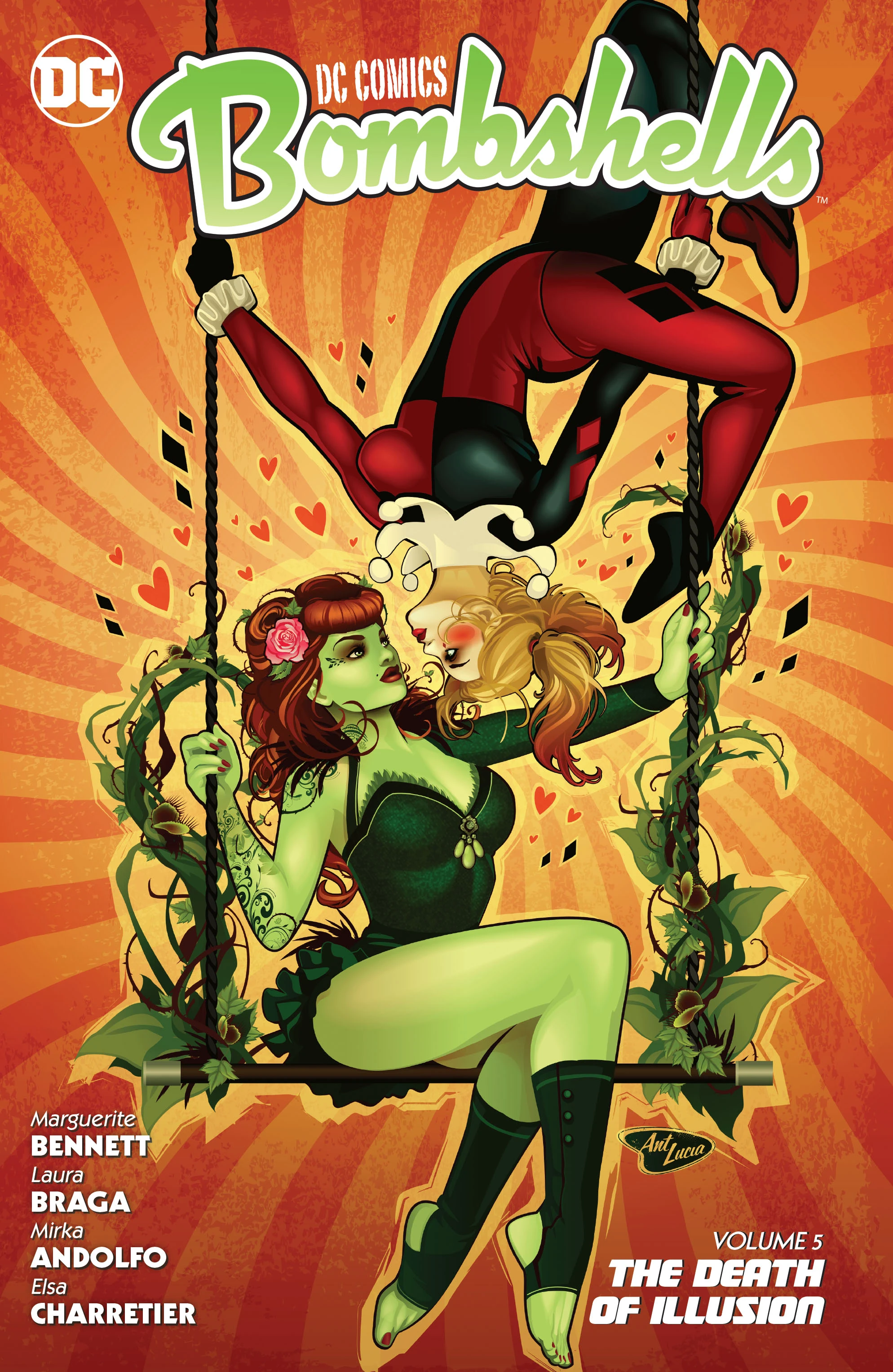DC Comics: Bombshells Vol. 5: The Death of Illusion (DC, 2017) cover